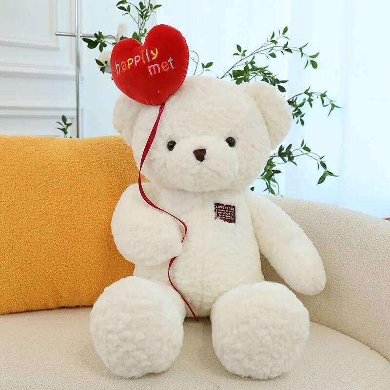 1pc 37cm/14.56in Love confession plush toy Valentine's Day gift engagement bear pillow souvenir romantic home Y260128