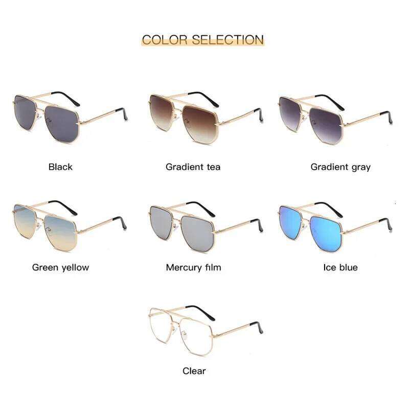 New Fashion Sunglasses Cool Men Vintage Brand Design Metal Sun Glasses Women Shades UV400 Oculos De Sol H260129