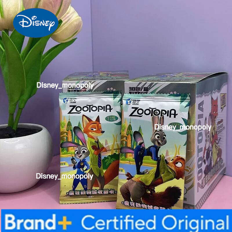 Disney New 2026 Zootopia Anime Judy Nick Character Card Toy Children's Birthday Gift Series H260129 H260129