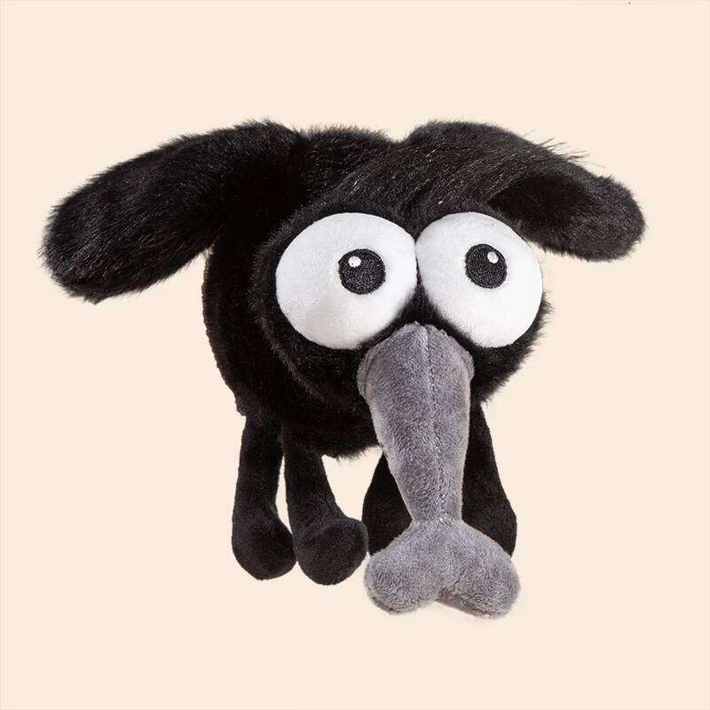 13cm/25cm Summer Mosquito Plush Cute Stuffed Bug with Angry Face Funny Anti-Pest Gift for Kids&Meme Lovers Home Decor Party Game Y260128