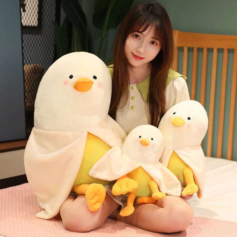 Creative design plush doll mango creative children's day gift duck pillow Y260128
