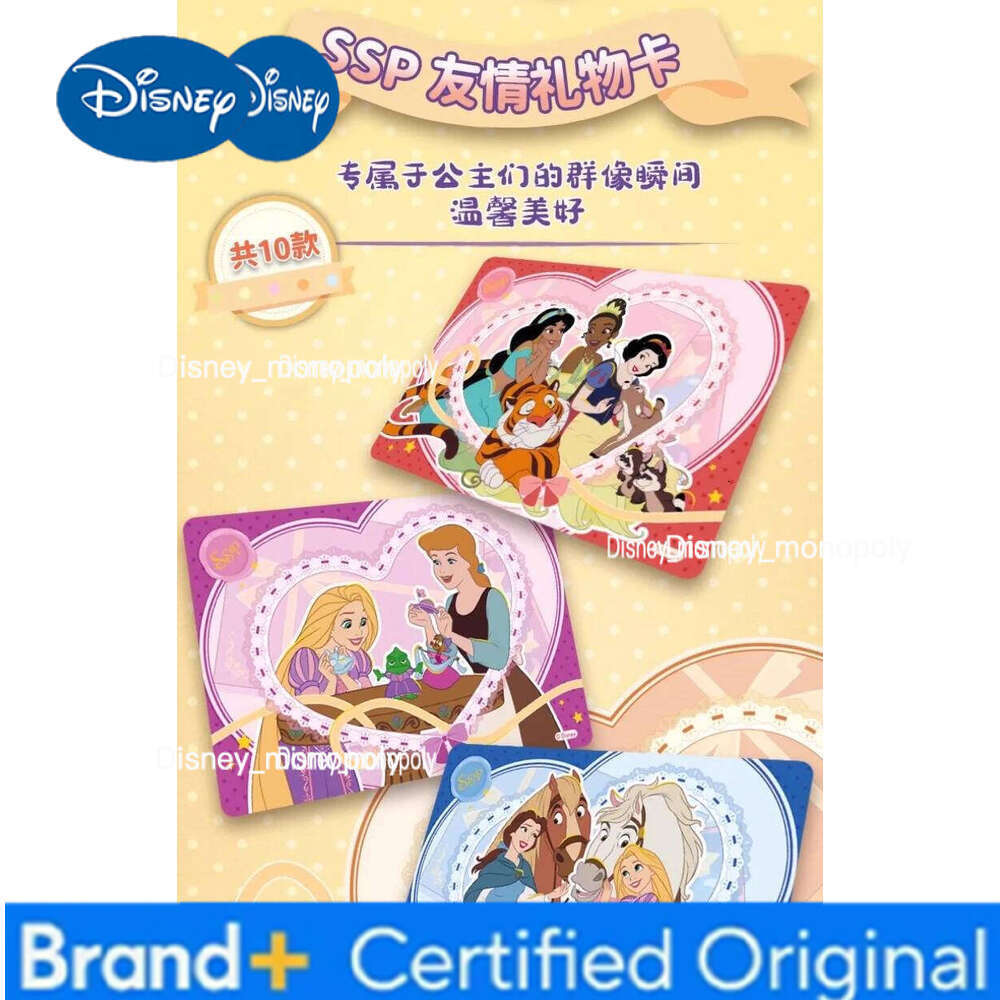 Disney Fun Official Genuine Princess Shining Self Series Cards Snow White Collection Card Anime Peripheral Gift Toys H260129