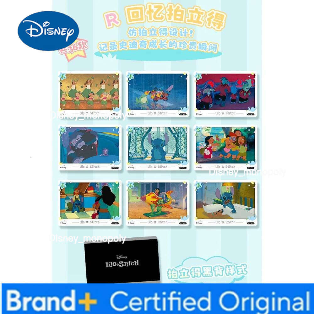 Disney Lilo & Collection for Boys Girls Animation Stitch Collage Design Warm and Healing Commemorative Cards Popular Gifts H260129