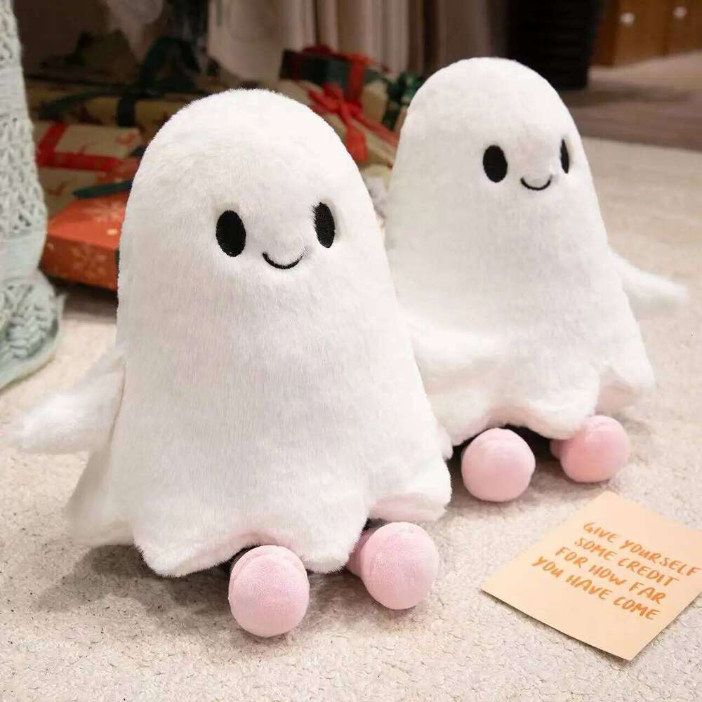 Latest Halloween Ghost Pumpkin Stuffed Plush Toy Handmade Cartoon Anime Cute Birthday Gift for Friends Fun Doll Y260128