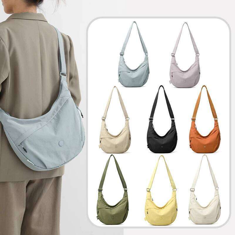 Fashion large capacity cross bag - multi function solid color, fashion dumpling shoulder bag, polyester lining, suitable for boo XJ260129