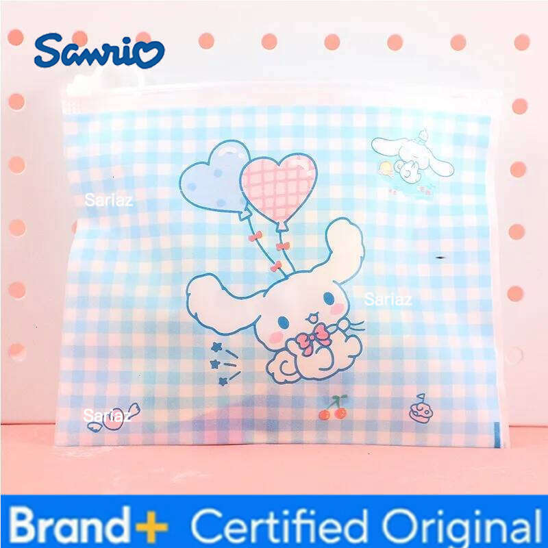 Sanrio Cinnamoroll Storage Bags Cartoon Anime Figures My Melody Q Figural Cute Girls Toy Bag Kids Birthday Christmas Gifts H260129