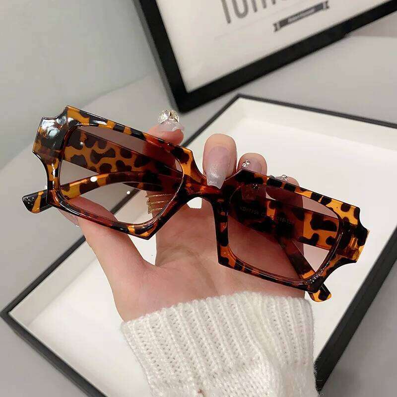 Vintage Square Sunglasses Woman Fashion Retro Sun Female Eyewear Brand Designer Gradient Glasses UV400 Oculos De Sol H260129