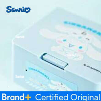 Sanrio Cinnamoroll Melody Cartoon Press-On Plastic Lifestyle Tabletop Lipstick Cosmetics Storage Box Girl Gift H260129