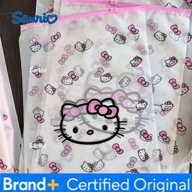Sanrio Hello Kitty Sock Storage Underwear Organizer Divider Pouch Travel Clothing Zipper Bag for Business Trips H2601291
