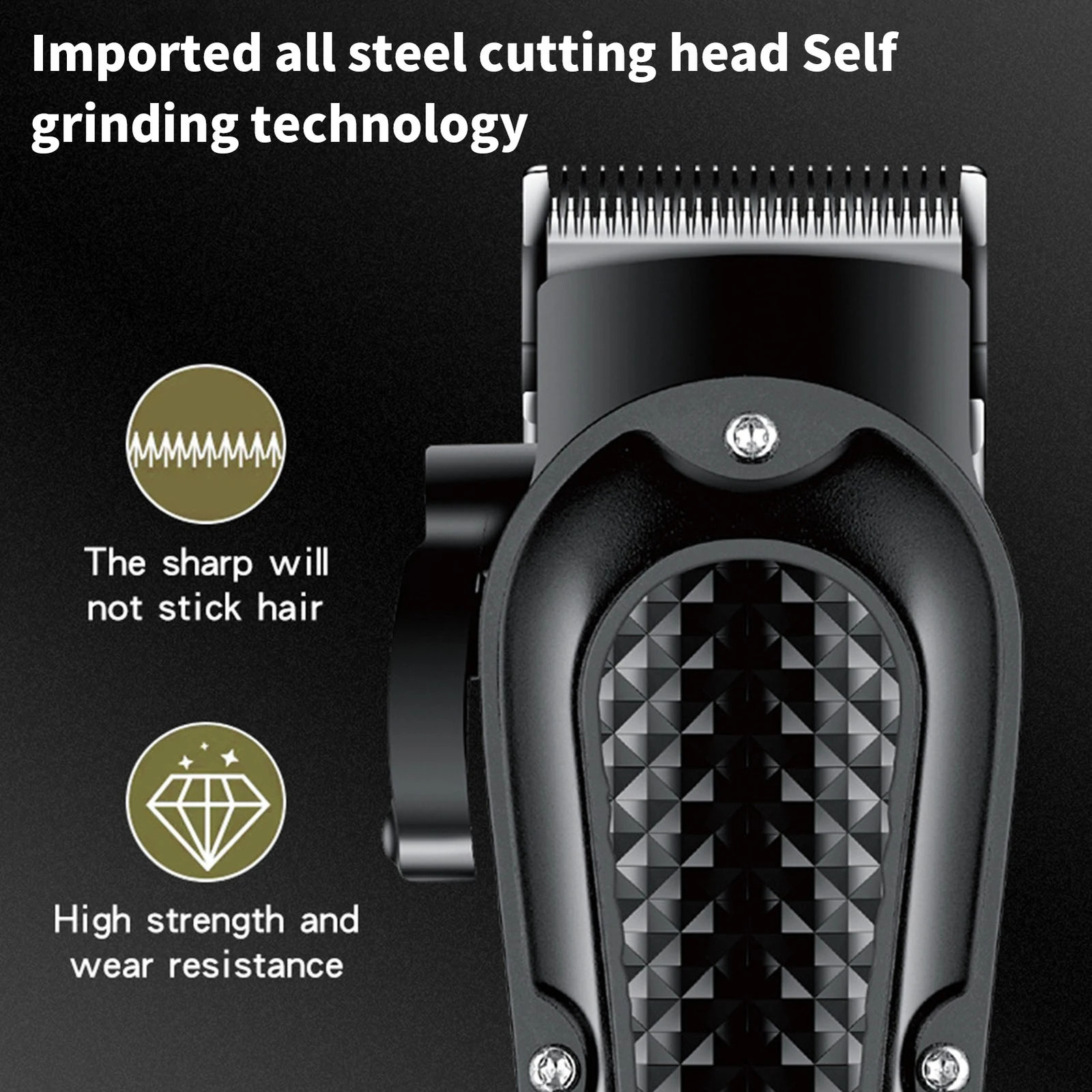 HYN-212 UBS 5V1A Rechargeable Cordless Beard Trimmer Men Powerful Electric Hair Clipper Trimming Tool 260126 C260312
