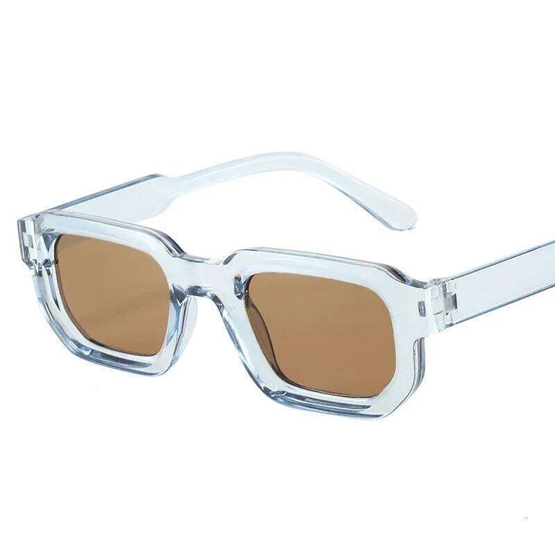 New Rectangle Sunglasses Women Men Trendy Brand Designer Cool Sun Glasses Female Male Small Frame Outdoor Eyewear H260129