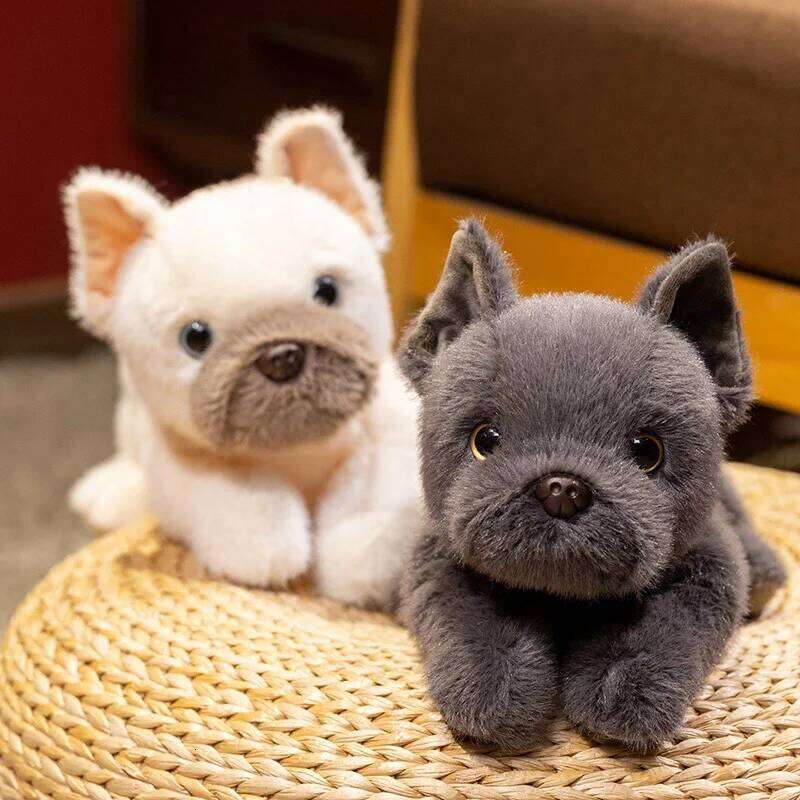 Simulated lying position, pit bull, plush toy cute pet puppy doll, children's companion doll gift Y260128