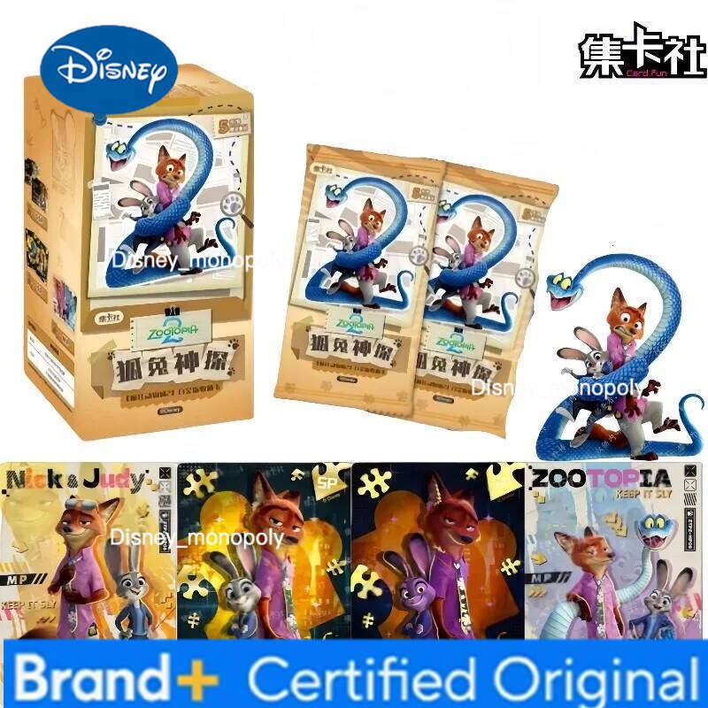 Disney Card.Fun Authentic New Zootopia Card Platinum Edition Collectible Cards Carnick Judy Movie & Anime Merchandise Christmas gifts H260129 H260129