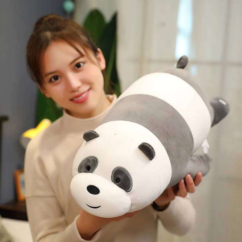 The Toy Polar Animals Grizzly Ice Plush Panda Doll Pillow We Bare Bear Stuffed Xmas Gift Y260128