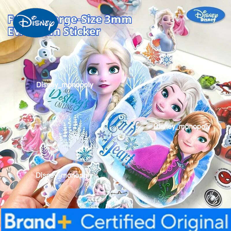 Disney Large Eva Bubble Frozen 3d Children'S Cartoon Foam Stickers Decorative Books And Toys Holiday Gifts. H260129