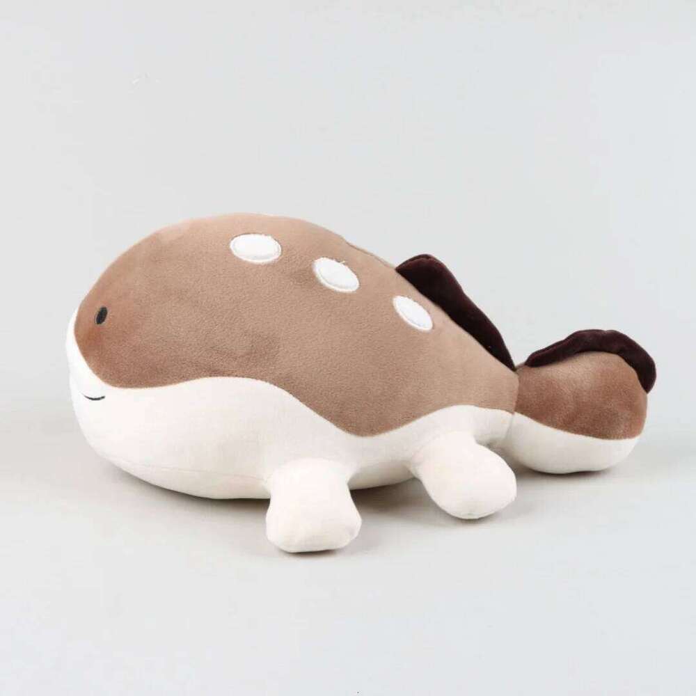 35cm Plush Toy Pufferfish Soft Stuffed Plushie Doll Great Birthday Gifts Game Character Clodsire for Friends Room Decor Y260128
