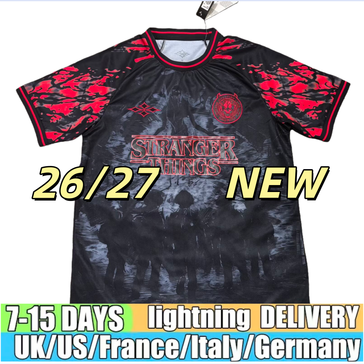 2026 Stranger Things The Hellfire Club Hawkins Jersey ya estA aquI La nueva camiseta inspirada en Stranger Things acaba de llegar a la web football jersey