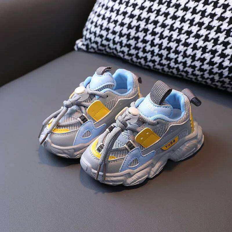 Size 21-36 Baby Toddler For Boys Girls Breathable Mesh Little Kids Casual Sneakers Non-slip Children Sport Shoes tenis Y260128