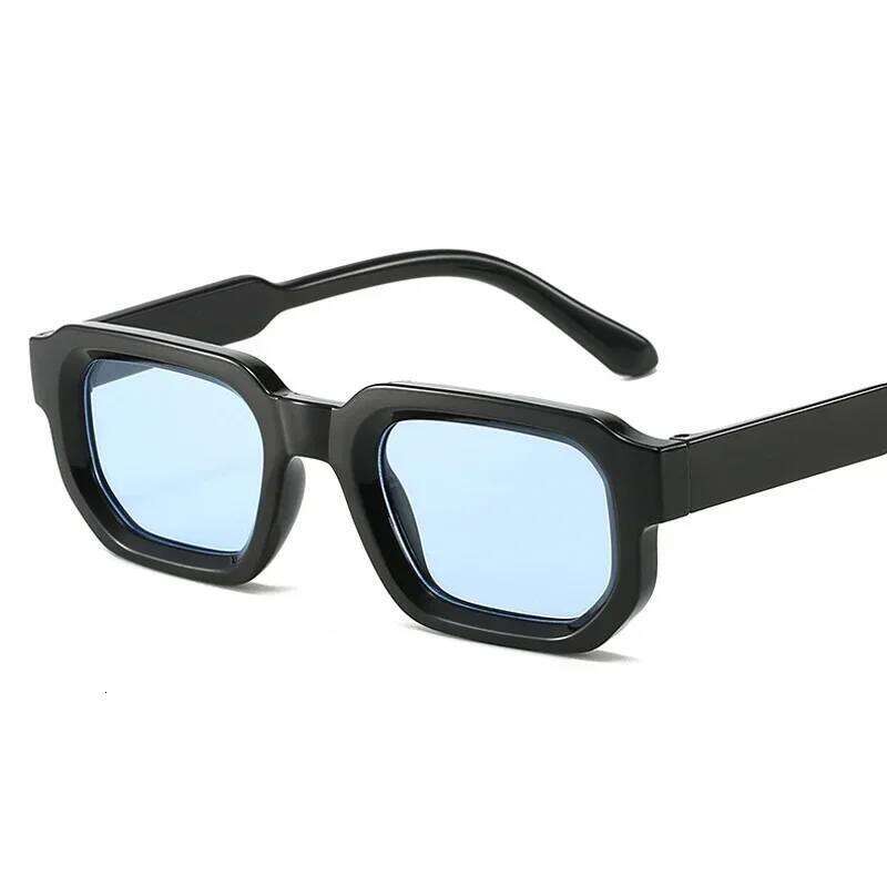 New Rectangle Sunglasses Women Men Trendy Brand Designer Cool Sun Glasses Female Male Small Frame Outdoor Eyewear H260129