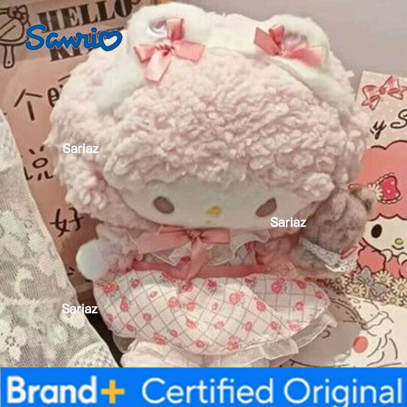 Sanrio Kawaii Cute Girl Heart Doll Cartoon My Melody Peripheral Stuffed Animal Soft Plush Toy Girls Birthday Gifts H260129 H260129
