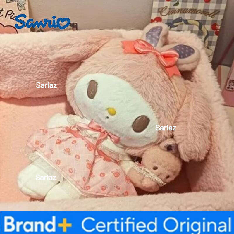 Sanrio Kawaii Cute Girl Heart Doll Cartoon My Melody Peripheral Stuffed Animal Soft Plush Toy Girls Birthday Gifts H260129 H260129