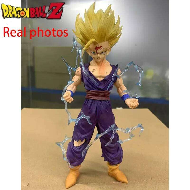 24cm Dragon Ball Z Anime Figure Gohan Action Figurine Super Saiyan 2 Cell Game Children Toys Son Goku Gift Z260129
