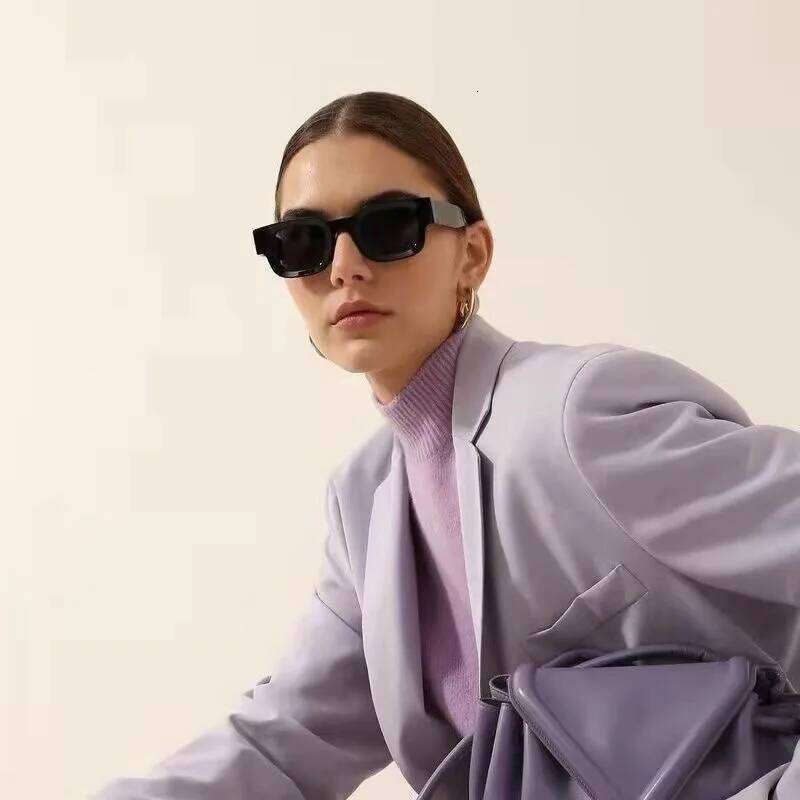 Small Rectangle Women Men Vintage Brand Designer Square Luxury Sun Glasses Shades Female Camber Concave Sunglasses H260129
