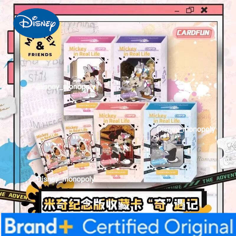 Disney Card Fun Genuine CardsTimeless Commemoration Collection Cards New Product Donald Duck Minnie Anime Peripheral Gift Toy H260129