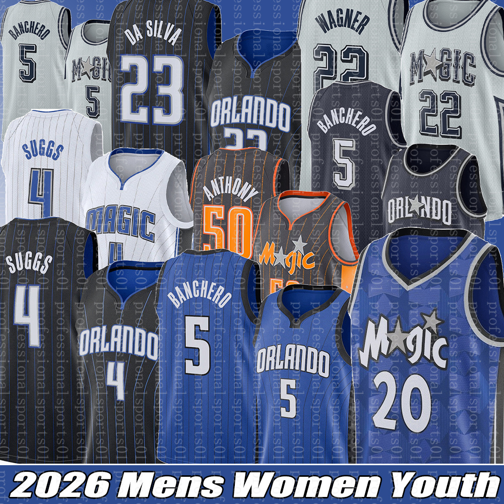 Orlando Magics Jersey Basketball Jerseys Paolo Banchero Tracy McGrady Franz Wagner Jalen Suggs city Basketball Jerseys 2026