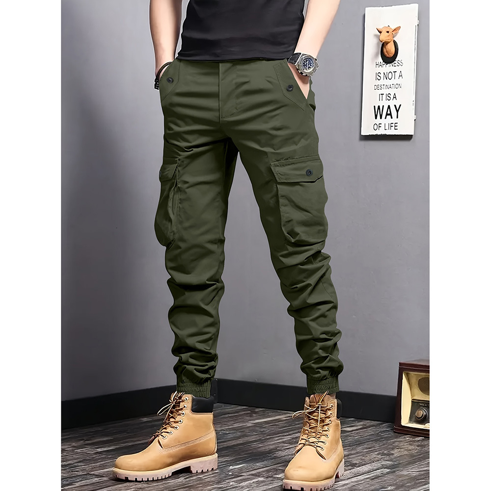 Free Shipping 2026 Men's American Techwear Cargo Pants, Functional Utility Trousers for Outdoor & Casual Wear, Spring Autumn All-Purpose Pants