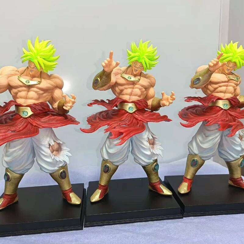 CK&Jt Statue Dragon Ball Z Figure Ssj3 Broly Super Saiyan PVC Action Figures 32cm/19.69inch Collection Mode Toys Gifts Z260129