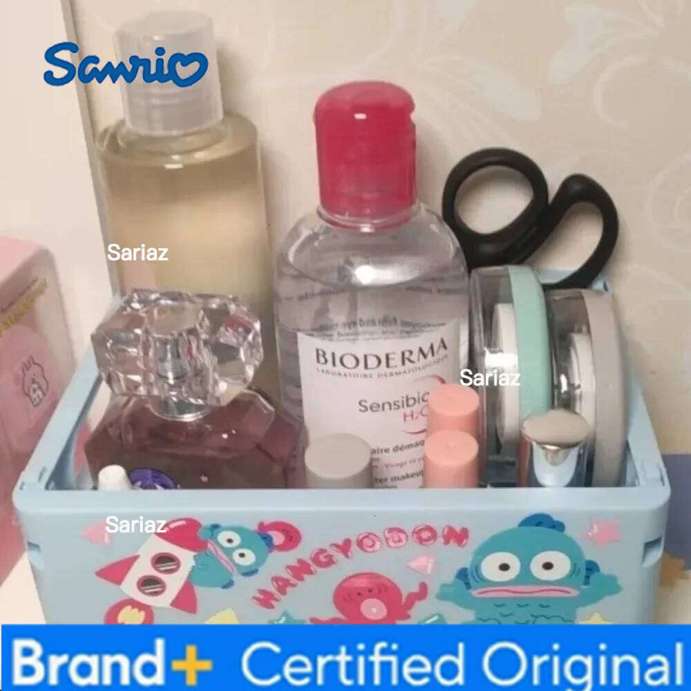 Sanrio Hangyodon Foldable Fashion Delicate Personality Desktop Storage New Cute Cartoon Printing Pattern Box Gifts H260129
