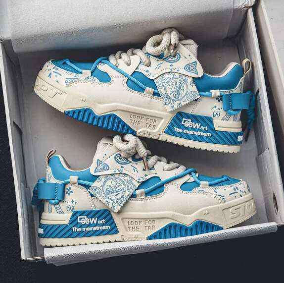 New men's shoes - versatile, niche, original, casual, flat shoes for sports, thick sole, heightening, trendy loafers trend H260129