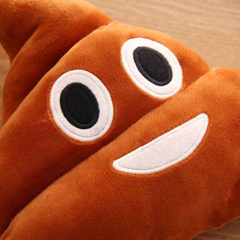 Wholesale cartoon new expression poo plush toys cute quirky funny poop cushion Y260128