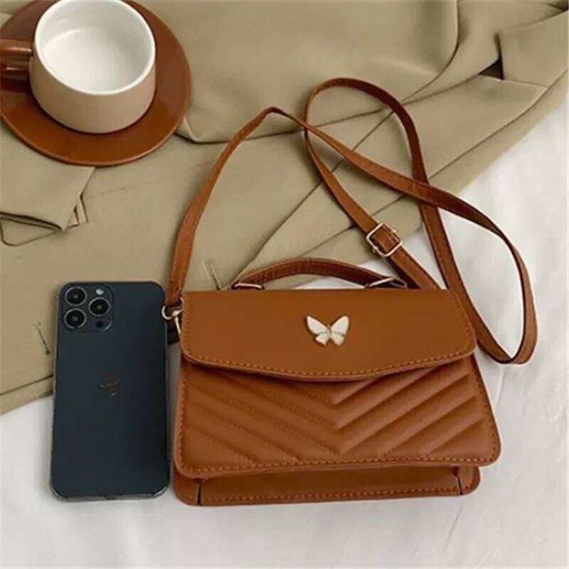 Elegant Embossed Square Pu Leather Crossbody for Women Fashion Tote Shoulder Bag with Zip Closure Purse, Lightweight Handbag XJ260129