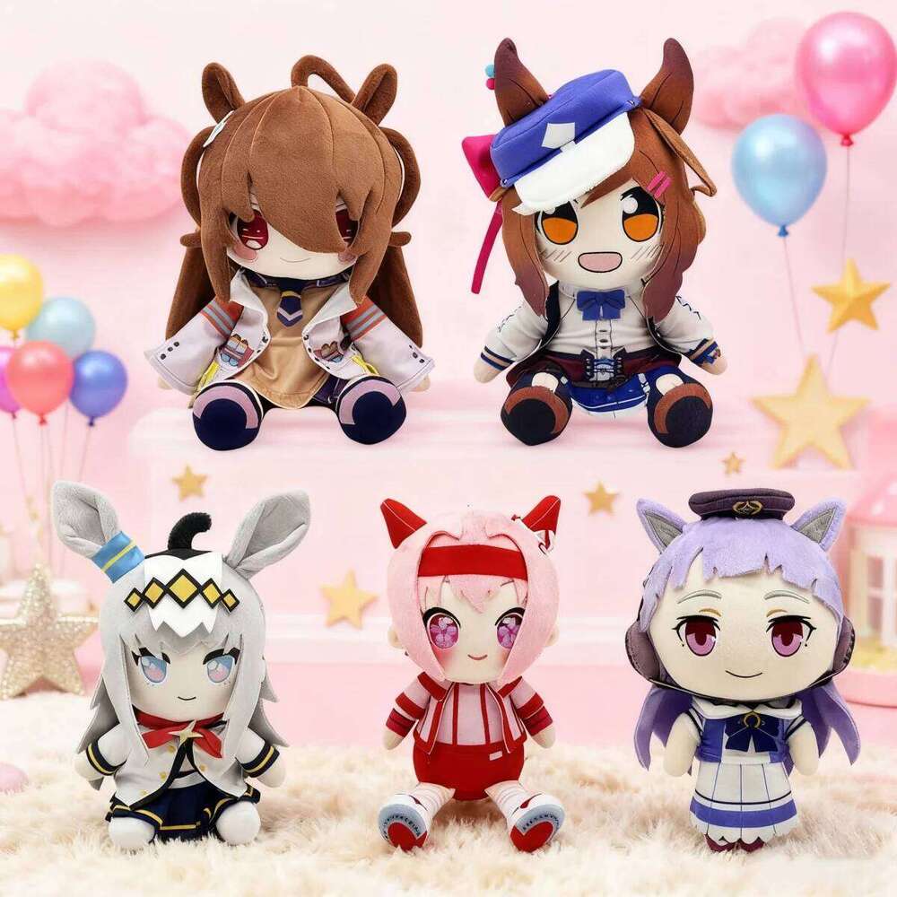 Kawaii Uma musume Plush Toy Anime Pretty Derby Character Merchandise Rice Shower Oguri Cap Maruzensky Toys Birthday Xmas Gift Y260128