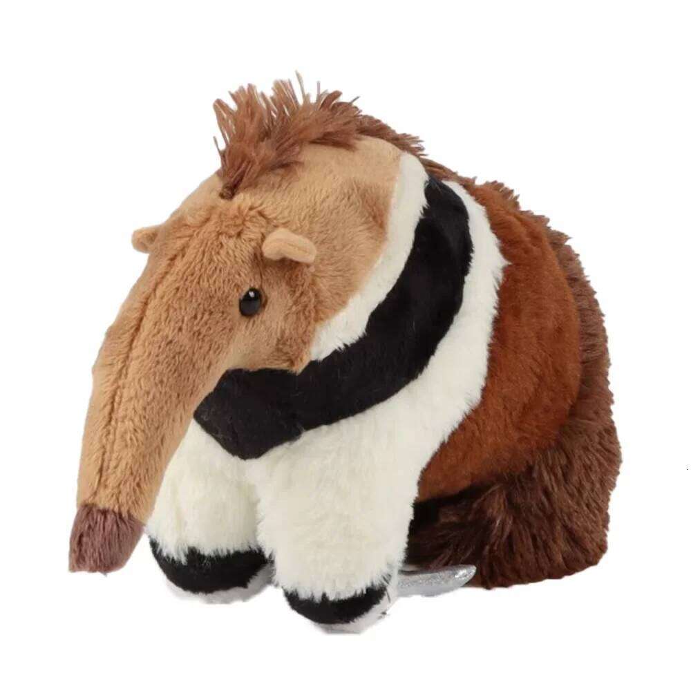 22cm Giant Plush High Fidelity Simulation Soft Anteater Cute Forest Ant Eater Enthusiasts Kids Birthday Toys Y260128