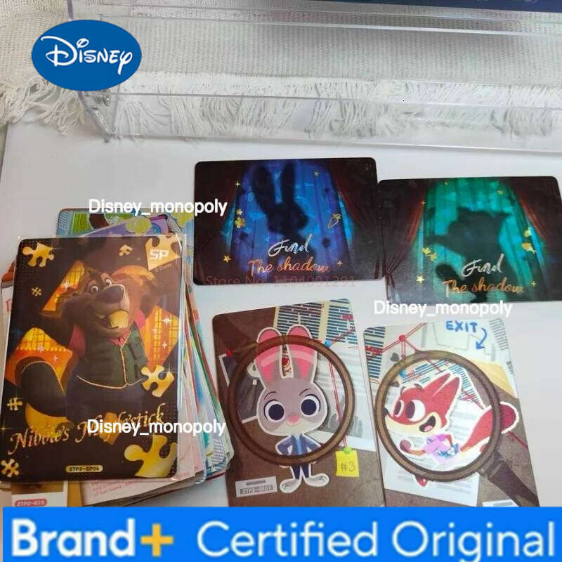 Disney Card.Fun Original Zootopia 2 Platinum Fox Rabbit Detective Series Blind Box Beautiful Card Collection Gifts H260129 H260129