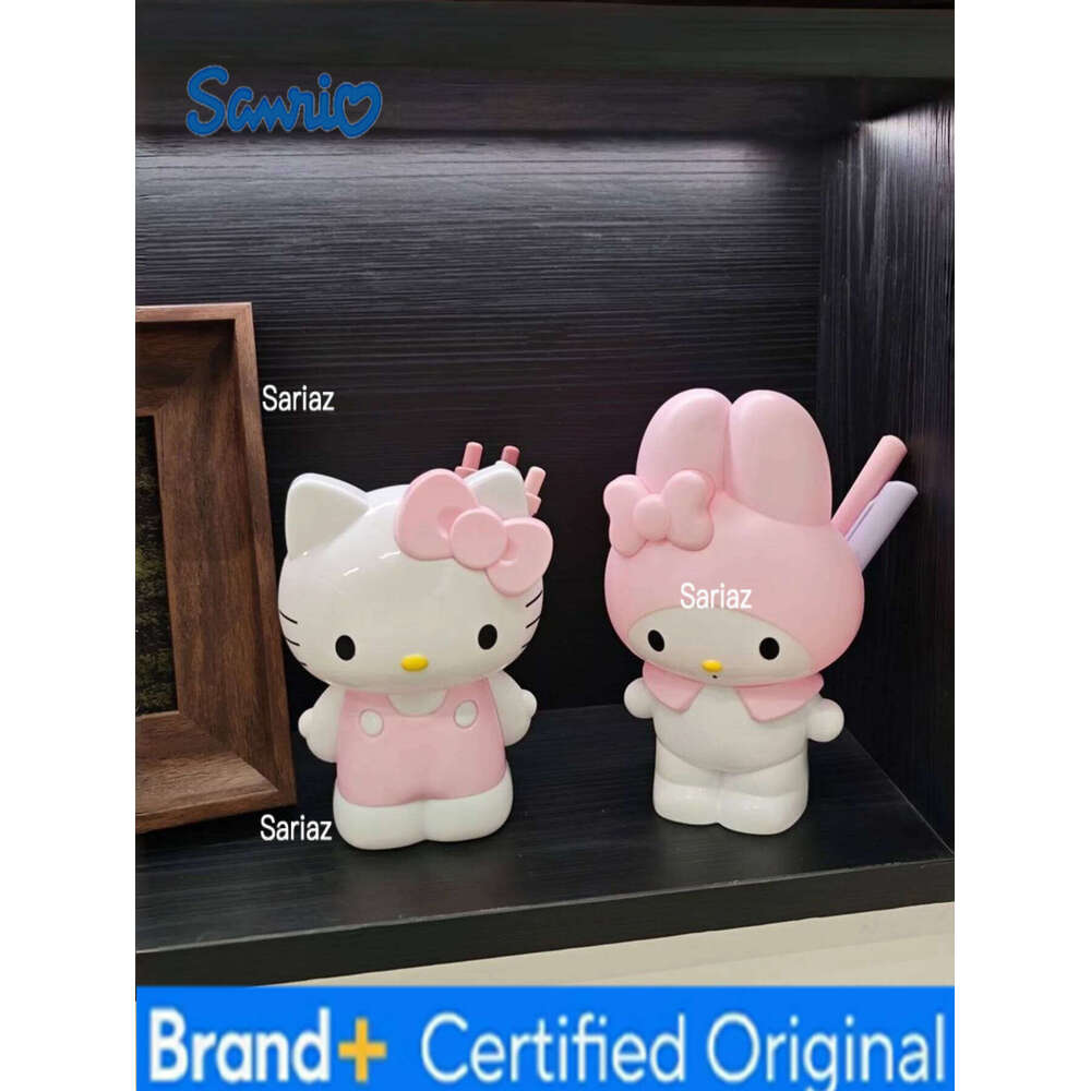 Sanrio 1pc hello cute kitty & for My Melody Multifunctional Storage Case - Lightweight PVC, Cartoon Desktop Organizer H260129