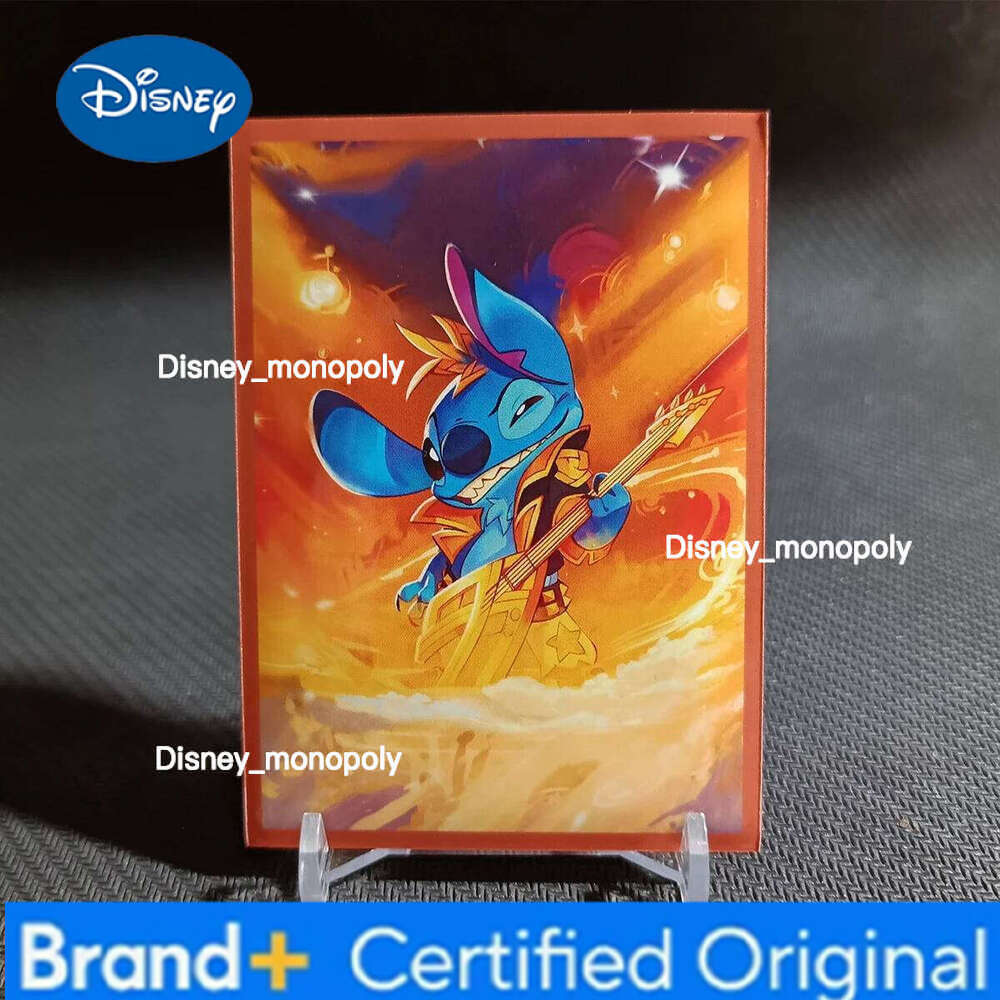 Disney Lorcana Stitch Sleeves Standard Size Trading Card Protectors Transparent Playing Games Protector Cards Folder Case 66x91mm H260129 H260129