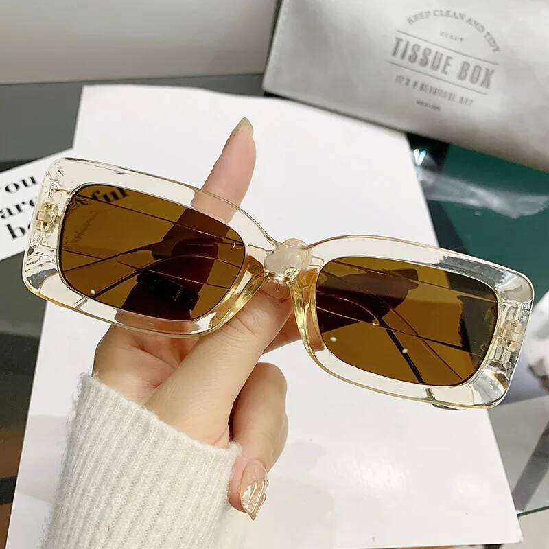 Vintage Square Sunglasses For Women Men Rectangle Sun Glasses Oval Eyewear Oculos De Sol for Male Female Eyeglasses H260129