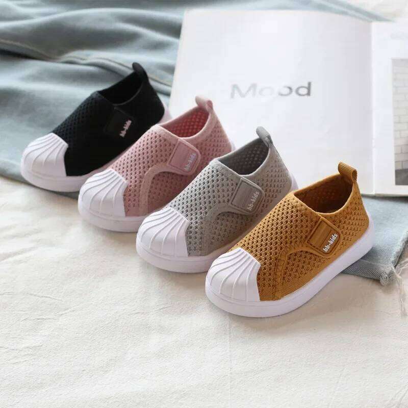 Children Casual Kids Sneakers for Toddlers Boys Girls Air Mesh Breathable Classic 2025 Spring Autumn Skate Shoes Anti-kick Y260128