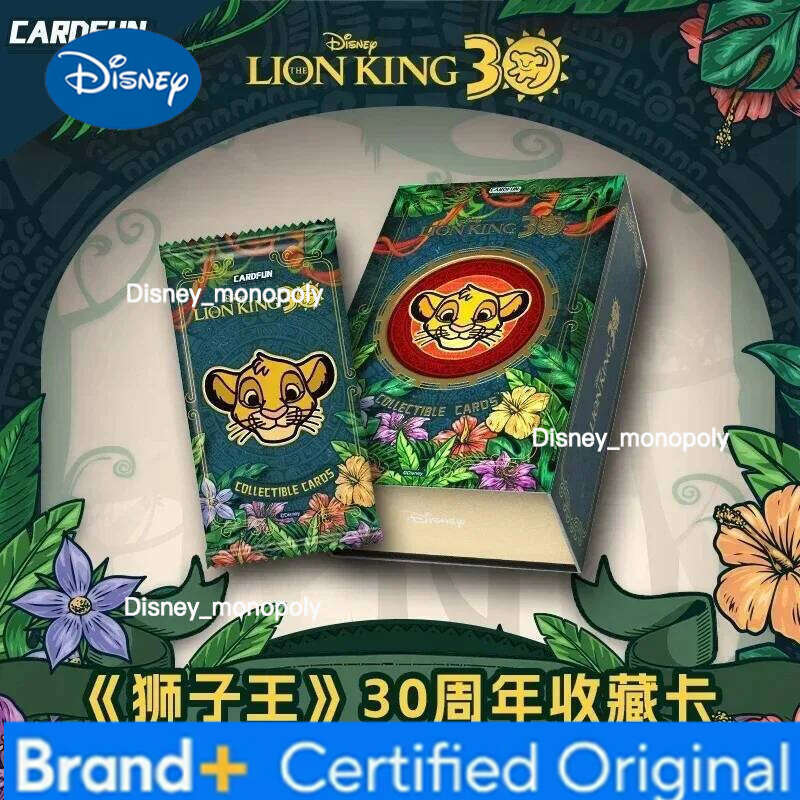 Disney CARD.FUN The Lion King 30th Anniversary Edition Trading Collectible Simba Scar Anime Character Card Kids Toys Gifts H26012911