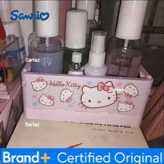 Sanrio Hangyodon Foldable Fashion Delicate Personality Desktop Storage New Cute Cartoon Printing Pattern Box Gifts H260129