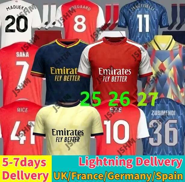 26 27 Arsenaljersey kit Arsenally jersey football tops Soccer Jerseys vintage SAKA GYOKERES EZE ODEGAARD RICE MADUEKE MARTINELLI BERGKAMP HENRY retro kids Shirt