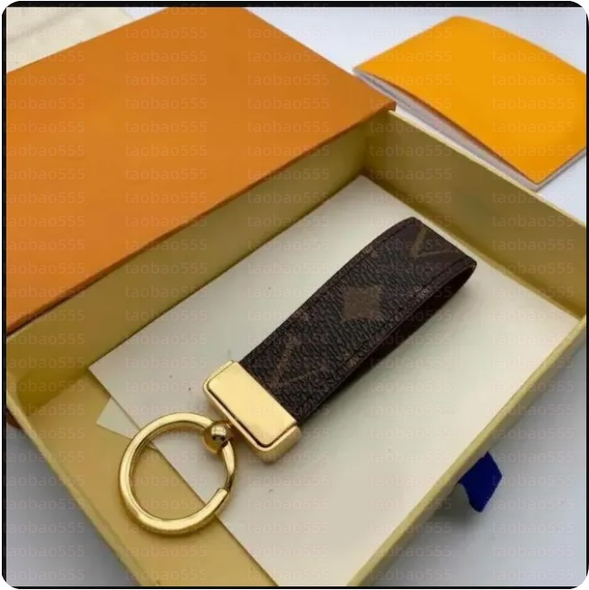 High Quality Luxury Designer Keychain Zinc Alloy Metal Leather Charm Unisex Car Keyring Bag Pendant Cross-Border Wholesale Small Gift