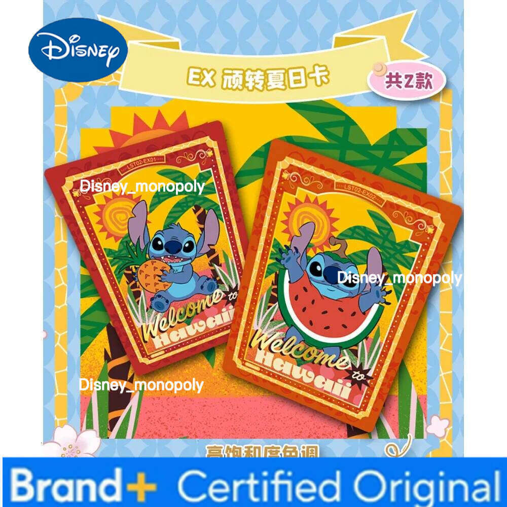 Disney Original Card.fun Lilo & Stitch Collection American Classic Child's Animation Pink Cherry Blossom Series Card Holiday Gift H260129 H260129