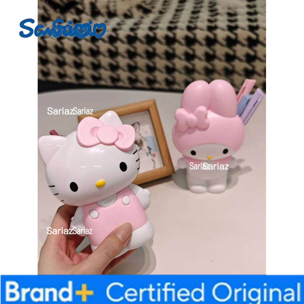 Sanrio 1pc hello cute kitty & for My Melody Multifunctional Storage Case - Lightweight PVC, Cartoon Desktop Organizer H2601291