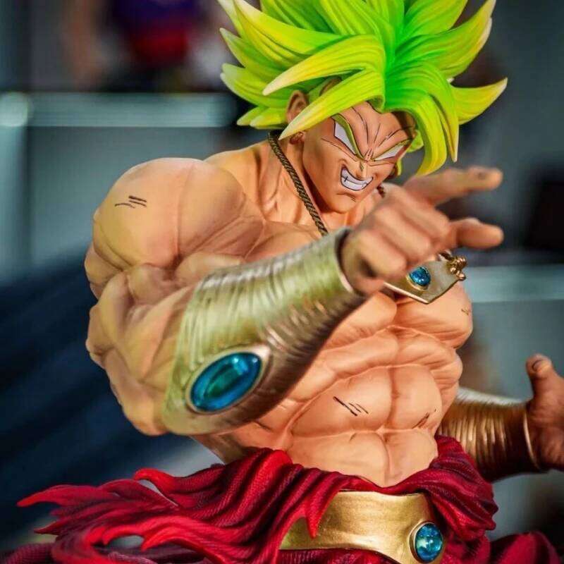CK&Jt Statue Dragon Ball Z Figure Ssj3 Broly Super Saiyan PVC Action Figures 32cm/19.69inch Collection Mode Toys Gifts Z260129