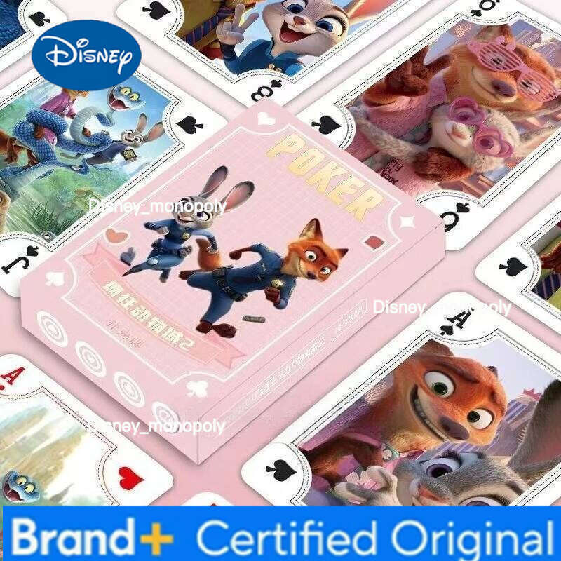 Disney Zootopia Judy Nick Cartoon Personality Two-dimensional Poker Creative Animation Peripheral Travel Home Entertainment Card H260129 H260129